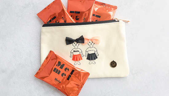 Melmel × Démodée コラボポーチ